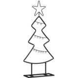  Metalna božićna jelka s stalakom Crna 60 cm Čelik | Eponuda.com