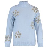 Trendyol Pulover svijetloplava / zlatna | shoptok.hr