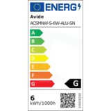 Avide Plafonjera LED, 6W, 420 lm, 4000K, IP20 - ACSMNW-S-6W-ALU-SN | Eponuda.ba