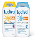 Ladival Set za decu, Krema za sunčanje SPF 50+ i losion za posle sunčanja