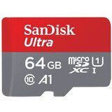 San Disk Ultra microSDXC 64GB + SD Adapter 140MB/s A1 Class 10 UHS-I Cene