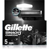 Gillette Mach3 Charcoal nadomestne britvice 5 kos Cene