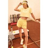 Koton Shorts - Yellow - Normal Waist cene