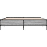 vidaXL Posteljni okvir siva sonoma 180x200 cm inž. les in kovina, (21112073) | Shoptok.si