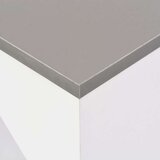  Barski stol s pomičnom policom bijeli 138 x 39 x 110 cm | shoptok.hr