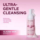 Eveline Cosmetics Pink Snail Glazed Skin Effect nježna pjena za čišćenje za lice 150 ml | shoptok.hr