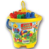 Mađarski proizvođač Maxi Blocks 24-delni komplet gradbenih kock v vedru - D-Toys Cene