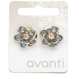 AVANTI Minđuše u Obliku Cveta Plavi Kamencici │ │ Ecobeauty Cene