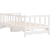  Dnevni ležaj na izvlačenje bijeli 2x(90x200)cm masivna borovina | shoptok.hr