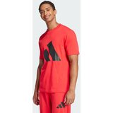 Adidas Funkcionalna majica ognjeno rdeča / črna | Shoptok.si