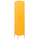 Ormarić s ključem boja senfa 35 x 46 x 180 cm čelični | shoptok.hr