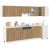 Furnova Komplet kuhinjskih omaric 11-delni artisan hrast inženirski les, (21947800) | Shoptok.si