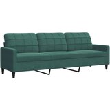 vidaXL kavč trosed temno zelen 210 cm žamet, (21255995) Cene