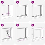  Unutarnja boja prozora u podrumu bijela RISOR 70 x 70 cm | shoptok.hr