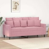  Kavč dvosed roza 140 cm žamet Cene