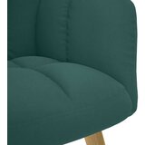 vidaXL Relaksacijski stol Temno zelena tkanina | Shoptok.si