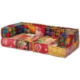  Modularni tabure za 2 osobe od tkanine s patchworkom | shoptok.hr