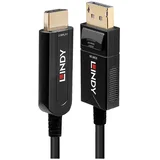 20m Fibre Optic Hybrid DisplayPort 1.2 to HDMI 18G Cable