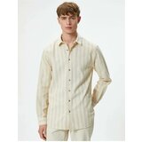 Koton Classic Collar Shirt Buttoned Long Sleeve Cotton Cene