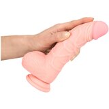 Medical Silicone Medicinski - medicinski silikonski dildo (20 cm) - naravni | Shoptok.si