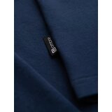 Ombre Men's plain turtleneck longsleeve - navy blue | ePonuda.com