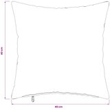  Presvlaka za jastuk 6 pcs HEERLEN Crna 40 x 40 cm Bouclé | shoptok.hr