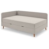Meise Möbel Bež tapecirani krevet s prostorom za pohranu 120x200 cm Cabana – Cijene