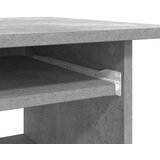  Radni stol siva boja betona 80 x 45 x 74 cm konstruirano drvo | Eponuda.ba