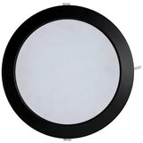 Xled 24W 4000K black Ugradni okrugli LED panel plasticni,2640 Lm, φ296*29mm,otvor 225mm,Ra80,IP20 Cene