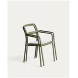 Kave Home Zelen oblazinjen vrtni stol Linosa – | Shoptok.si
