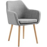 Livetastic Naslanjač Holz, Svetlo Siva | Shoptok.si