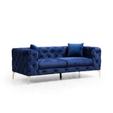 Balcab Home Tamno plava baršunasti sofa 197 cm Como – Cijene