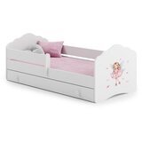 Kobi Furniture Fala - enojna postelja 160x80 bela, komplet predala, ograje in vzmetnice, (20626027) Cene
