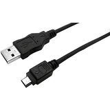 Logilink USB kabel USB 2.0 USB-A vtič\, USB-mini-B vtič 3.00 m črna, (20425712) | Shoptok.si