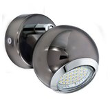 Eglo bimeda reflektor/1, led, gu10, 1x3w, 240lm, nikl crni/krom Cijene