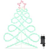  Svjetlo u obliku božićnog drvca Šareni 78 x 58 cm PVC | shoptok.hr