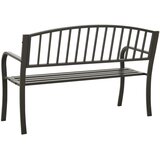  Vrtna klupa siva 120 cm čelična | Eponuda.com