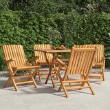  Sklopive vrtne stolice 4 kom 61x67x90 cm od masivne tikovine | shoptok.hr