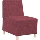 SOFA Stolica Svijetlo Siva 55 cm Tkanina 3 pcs boja crnog vina | shoptok.hr