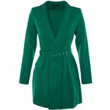 Trendyol Limited Edition Green Belted Dress Cene