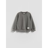 Reserved Jednostavna bluza od modala - tamnosivo | shoptok.hr
