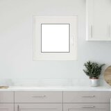 vidaXL podrumski prozor "RISOR" 50x50 cm Okretno-nagibni DIN lijevi bijeli Cijene