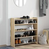  Stalak za cipele boja hrasta 80x25x81 cm konstruirano drvo | shoptok.hr
