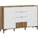 Mömax Komoda Ricko, Hrast/bela | Shoptok.si