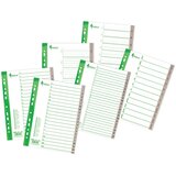 Forpus Ločilni listi A4 PP 1-6, sivi | Shoptok.si