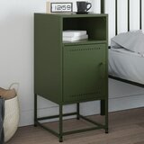 Furnova Nočna omarica olivno zelena 36x39x78 cm jeklo, (21926935) | Shoptok.si