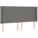  box spring s madracem LED tamnosivi 160x200 cm tkanina | shoptok.hr