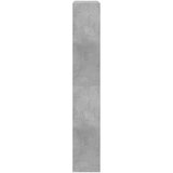 vidaXL Omarica za čevlje betonsko siva 80x21x125,5 cm inženirski les | Shoptok.si