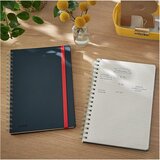 Leitz Blok kolegij B5 s špiralno vezavo Cosy, 80 listov, črte, siv | Shoptok.si
