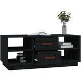  Klubska mizica črna 100x50x41 cm trdna borovina, (20711581) | Shoptok.si